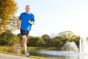 exercise jogging mature older elderly man activity physical